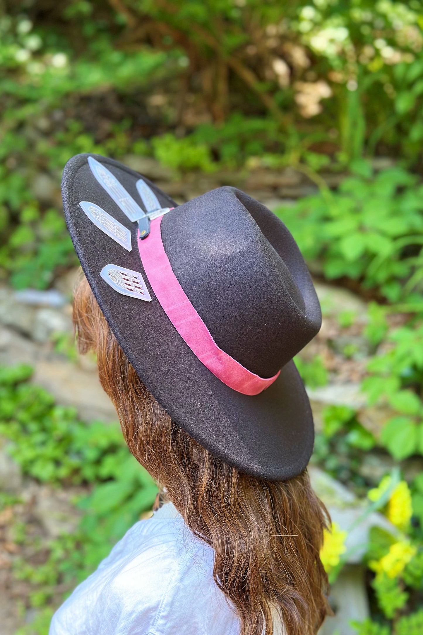 "Vampiric Touch" - OOAK Halo Hat