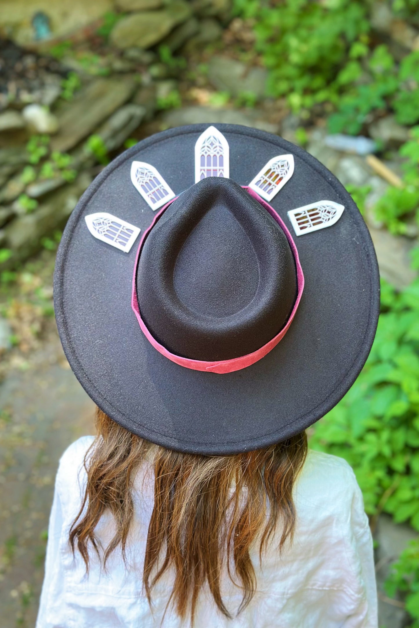 "Vampiric Touch" - OOAK Halo Hat