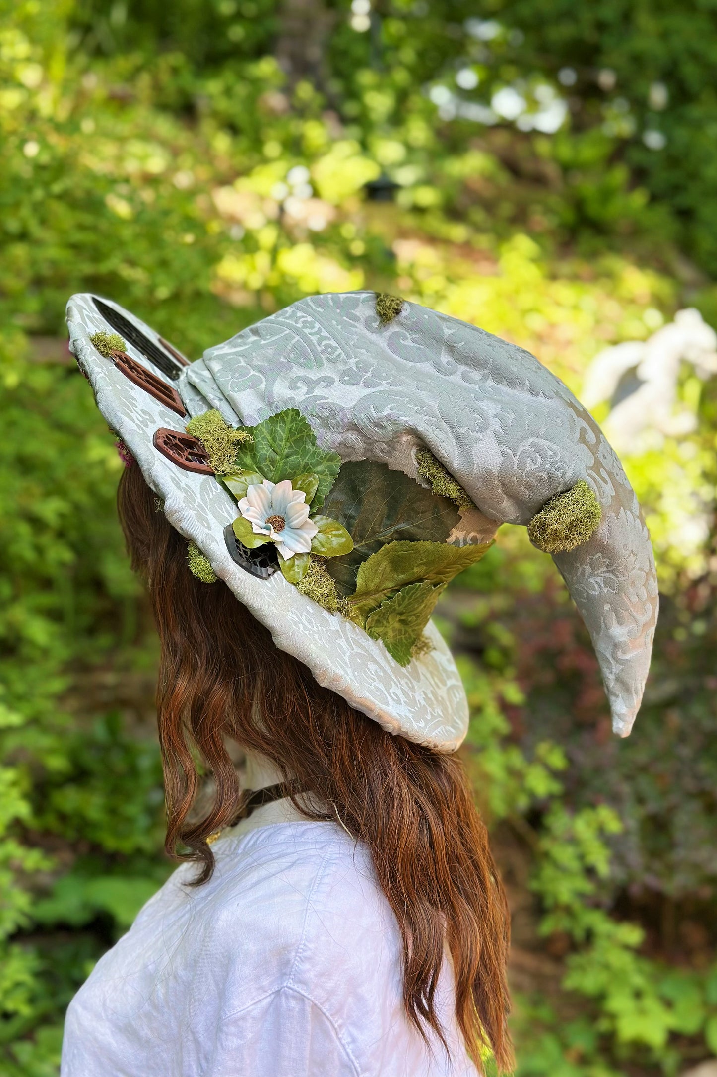 "Wizard of the Crumbling Tower" - OOAK Magician Halo Hat