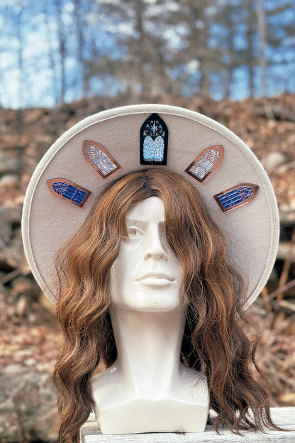 Pure of Heart - OOAK Halo Hat