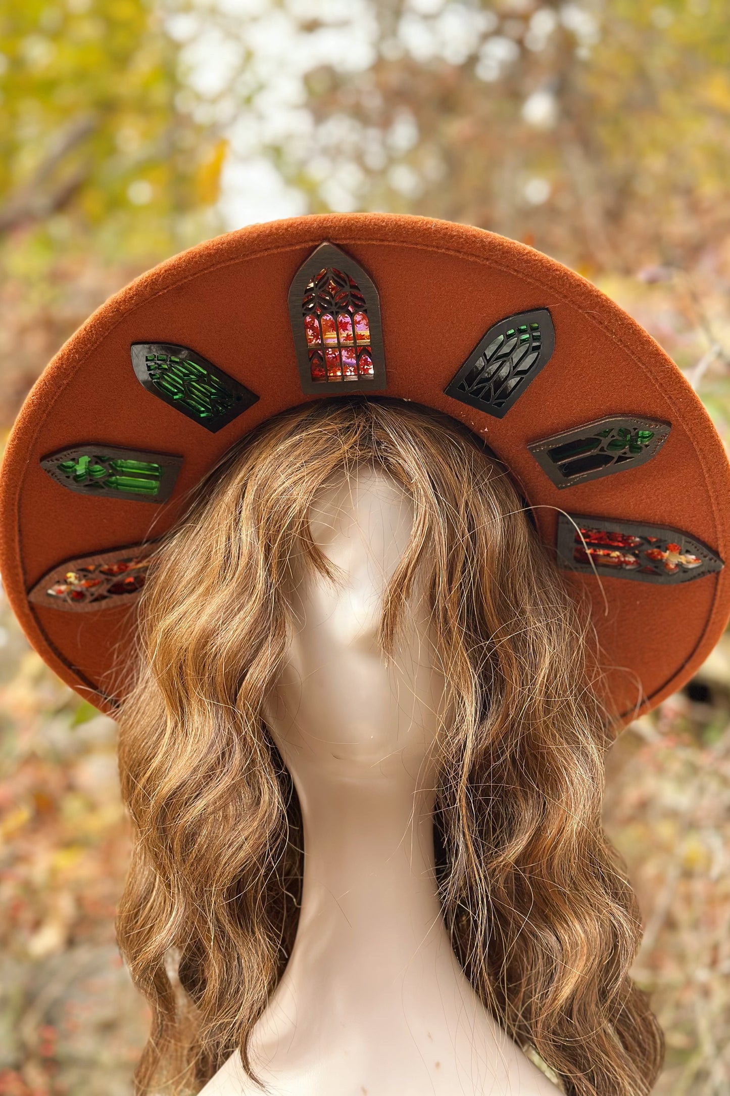 "Witch of the Turning Leaves" - OOAK Halo Hat