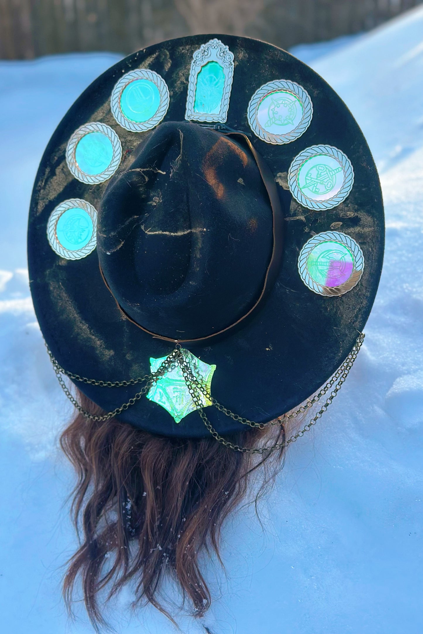 Gather Your Companions - Baldur's Gate Inspired OOAK Halo Hat