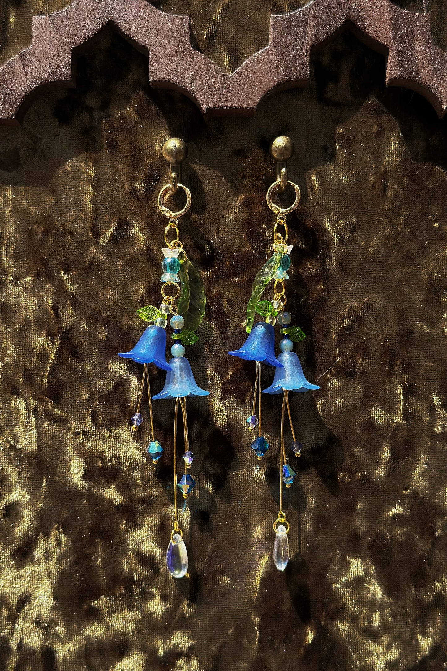 Bud and Blossom OOAK Earrings