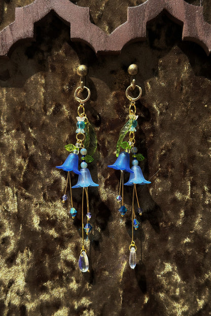 Bud and Blossom OOAK Earrings
