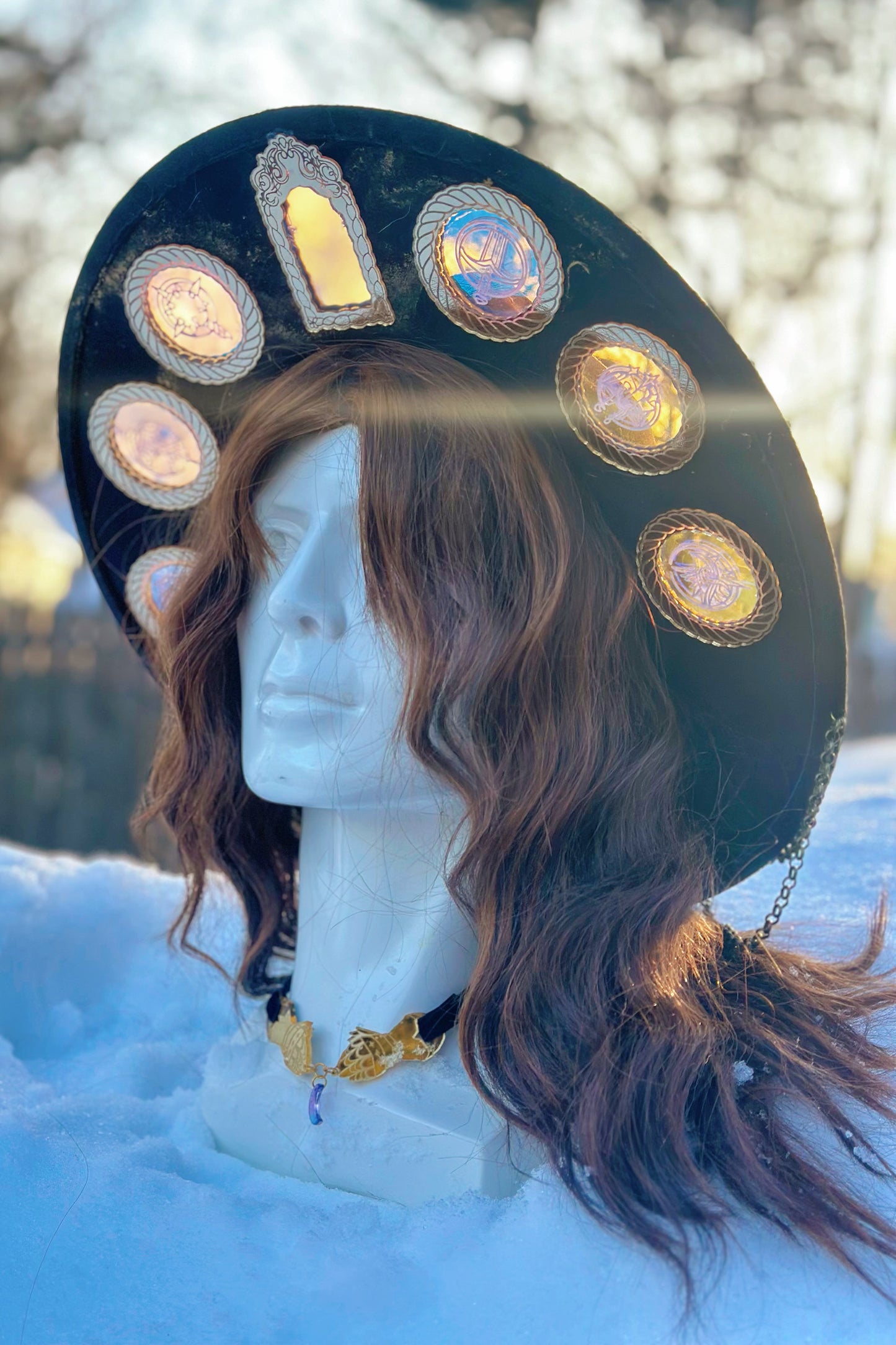Gather Your Companions - Baldur's Gate Inspired OOAK Halo Hat