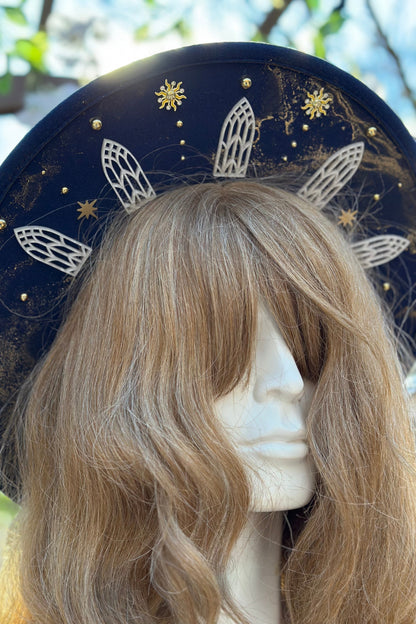 “Kiss of Erebus” - OOAK Halo Hat