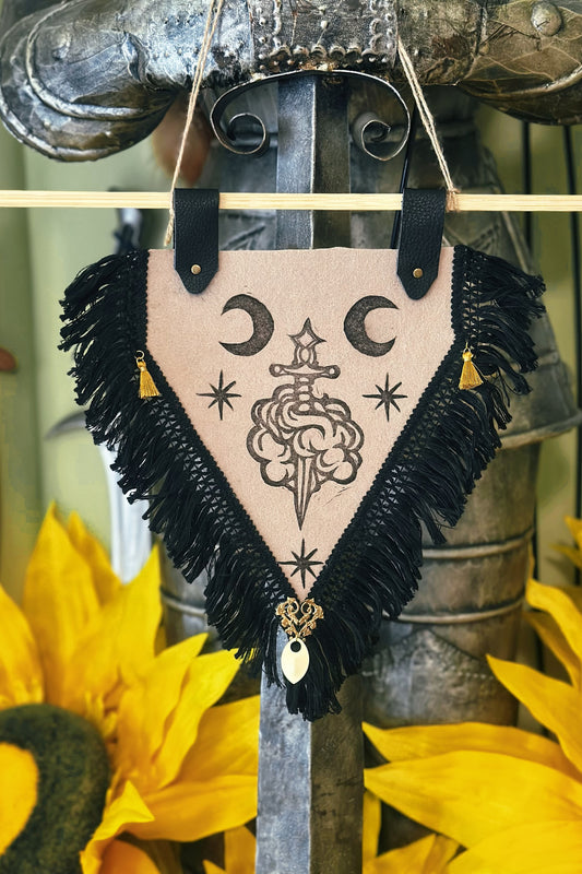 "Nimbus Warrior" - Hanging Banner Relic