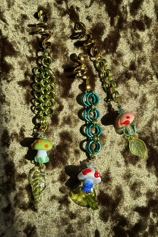 Mushroom Fairy Hair Wraps