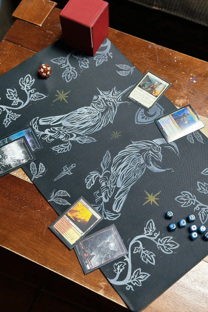 "The Twinned Raven" - Printed Playmat