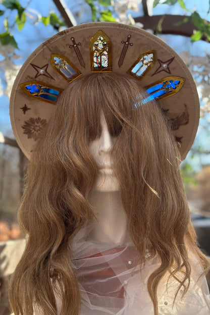 “Lancelot’s Vow” - OOAK Halo Hat