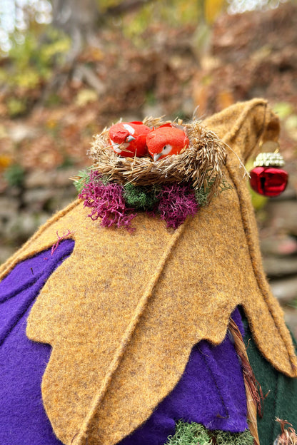 "Witch of the Violet Stag" - OOAK Halo Hat