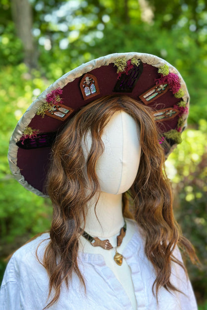 "Wizard of the Crumbling Tower" - OOAK Magician Halo Hat