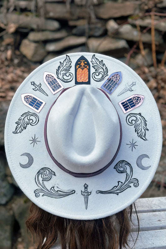 Pure of Heart - OOAK Halo Hat