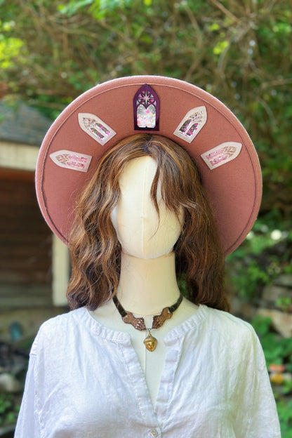 "Gentle Kitten" - OOAK Halo Hat