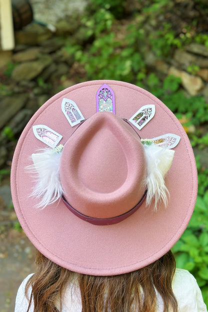 "Gentle Kitten" - OOAK Halo Hat