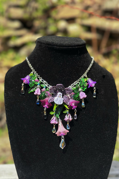 Lavender Dreamer - Flower Fairy Mantle Necklace