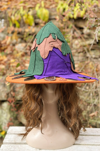 "Witch of the Turning Leaves" - OOAK Halo Hat