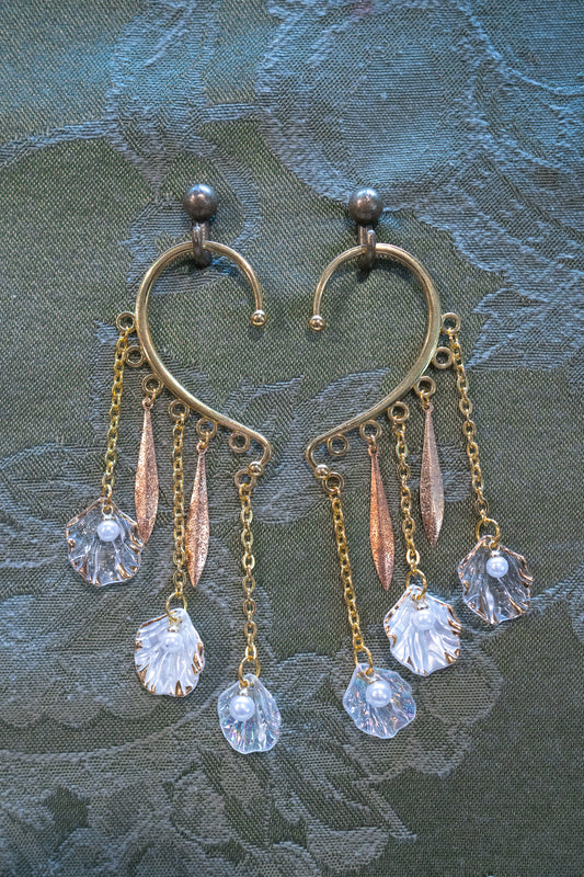 "Siren's Treasure" - OOAK Earcuff Pair