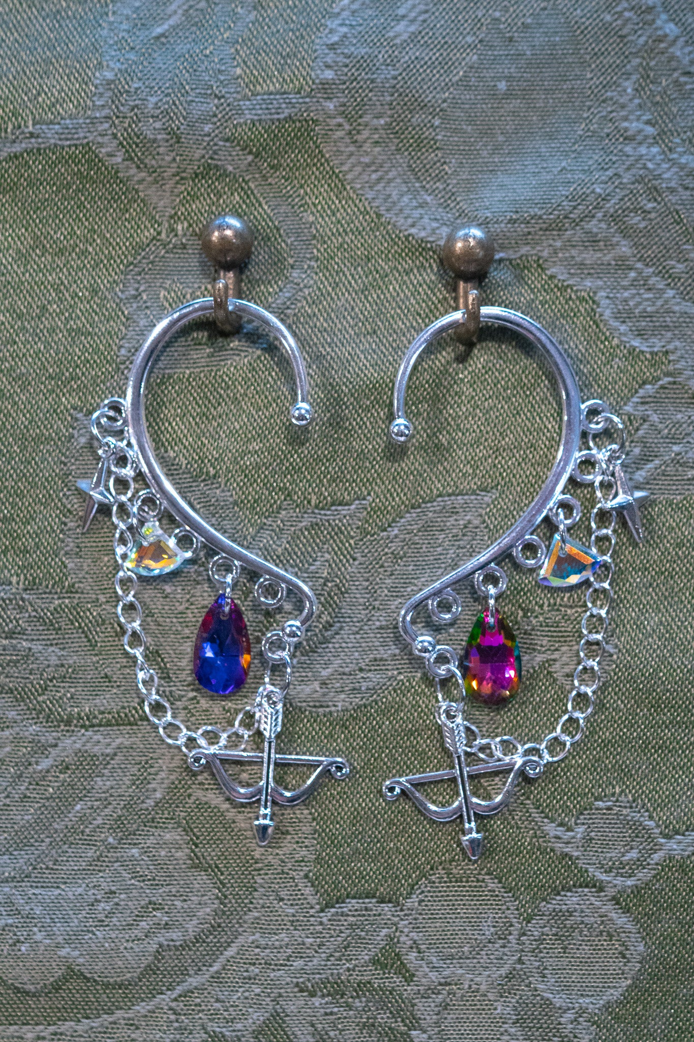 "Archer's Dream" - OOAK Earcuff Pair