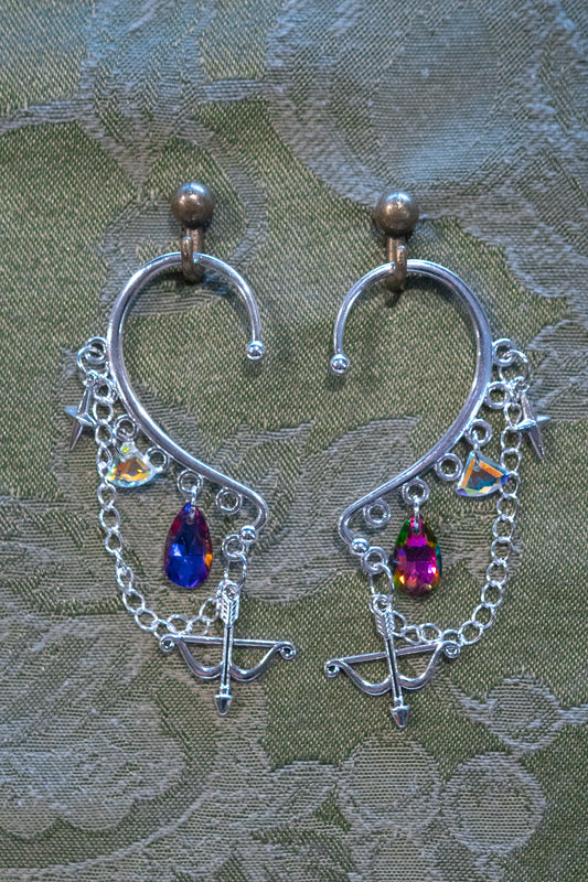 "Archer's Dream" - OOAK Earcuff Pair