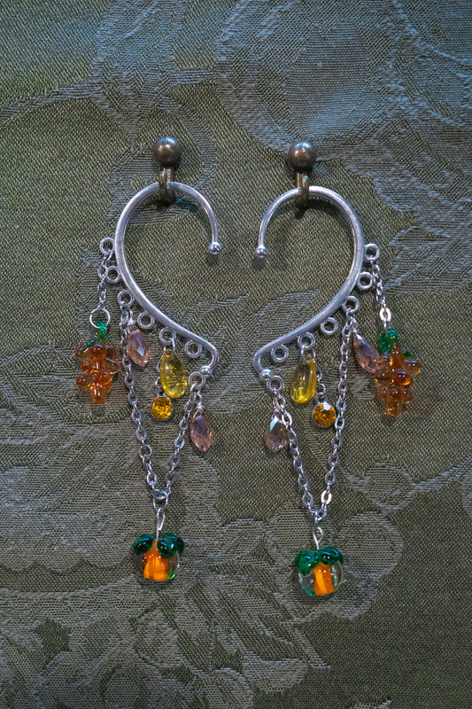 "Cirtrus Kiss" - OOAK Earcuff Pair