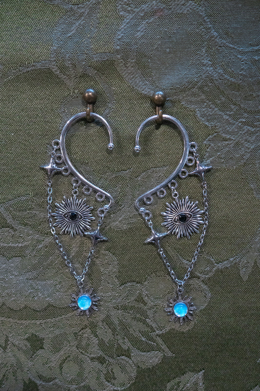 "The Seer's Tears" - OOAK Earcuff Pair