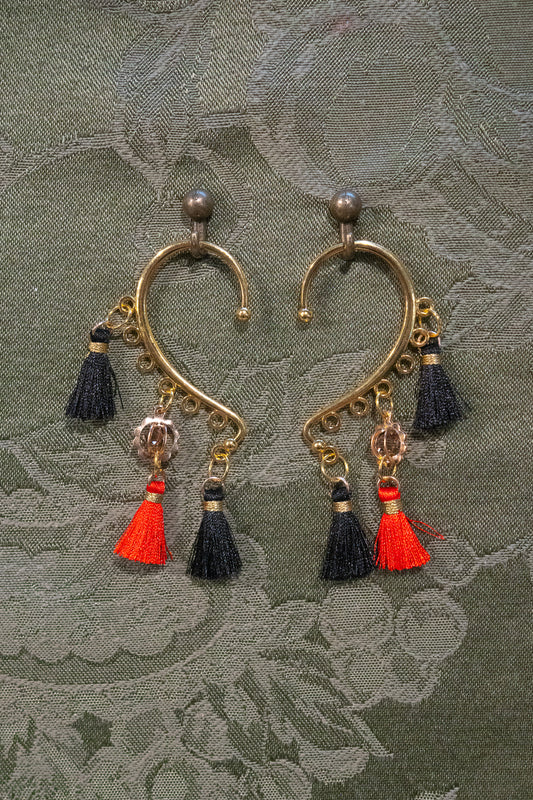 "Drops of Passion" - OOAK Earcuff Pair