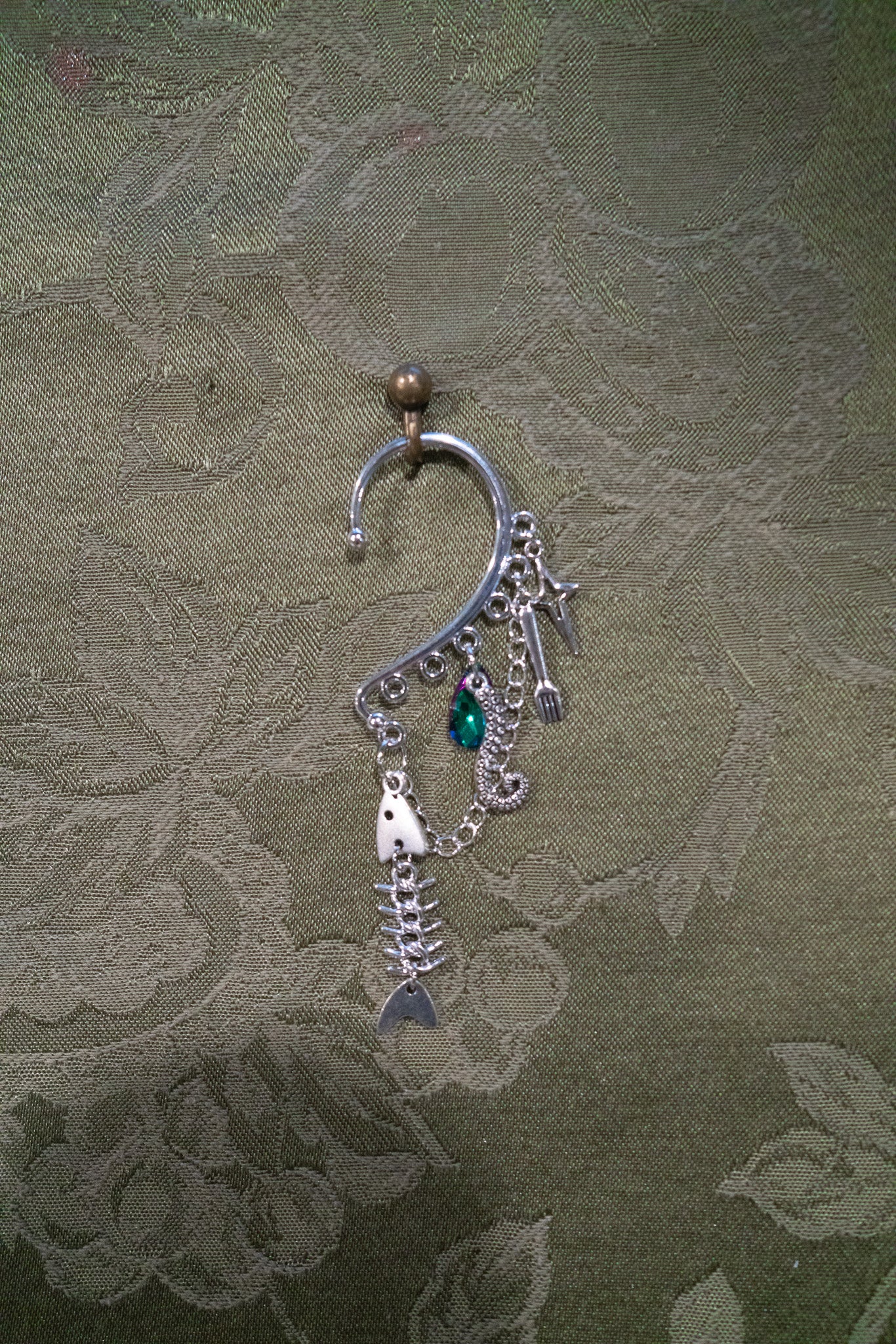 One of a Kind Single Earcuffs - Silver