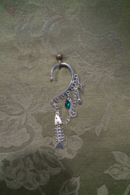 One of a Kind Single Earcuffs - Silver