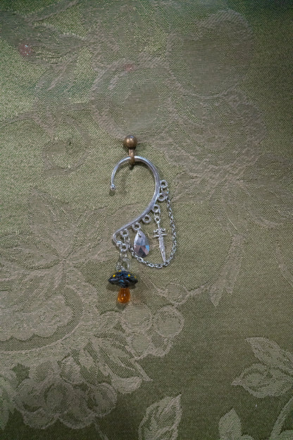 One of a Kind Single Earcuffs - Silver