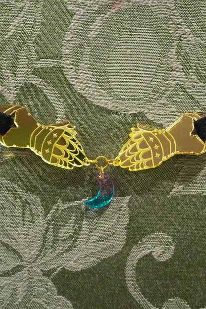 The Knight's Trinket Choker - Black