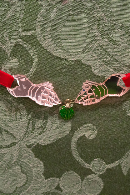 The Knight's Trinket Choker - Red