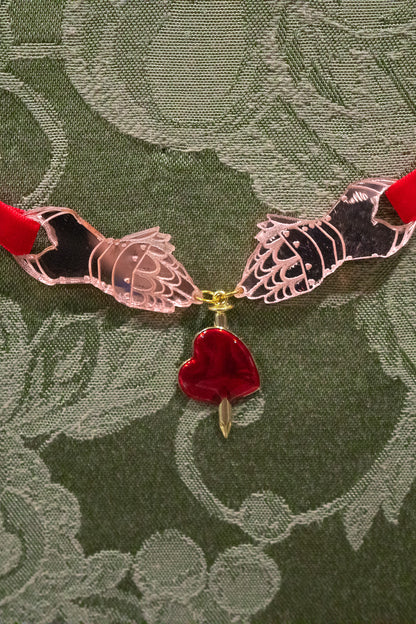 The Knight's Trinket Choker - Red