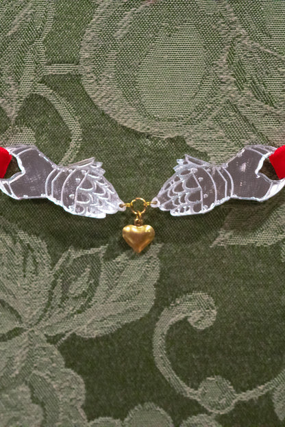 The Knight's Trinket Choker - Red