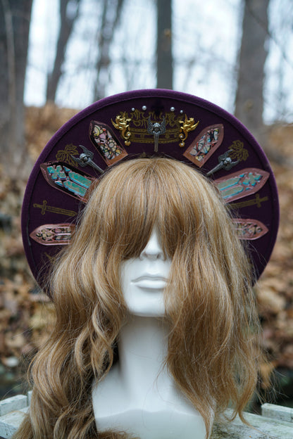 The Prince of the Silvery Word : OOAK Halo Hat