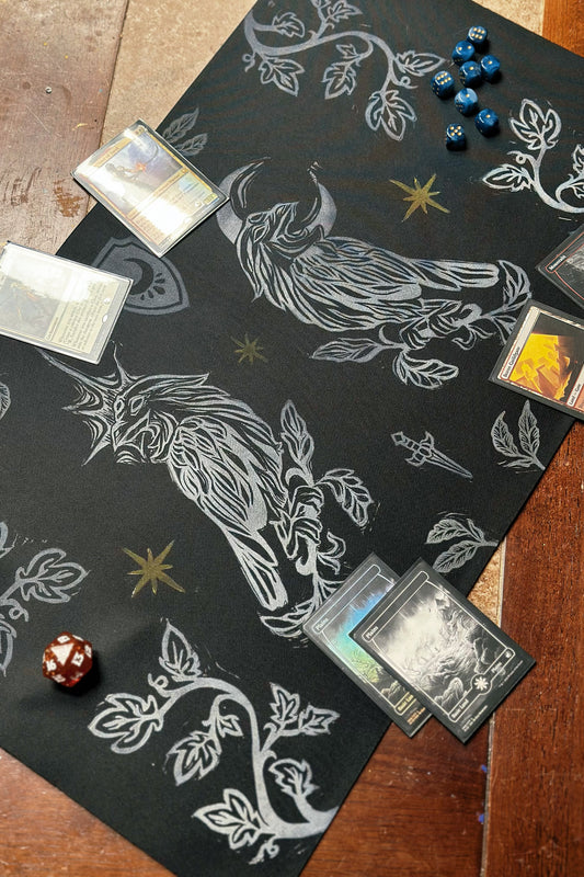 "The Twinned Raven" - Printed Playmat