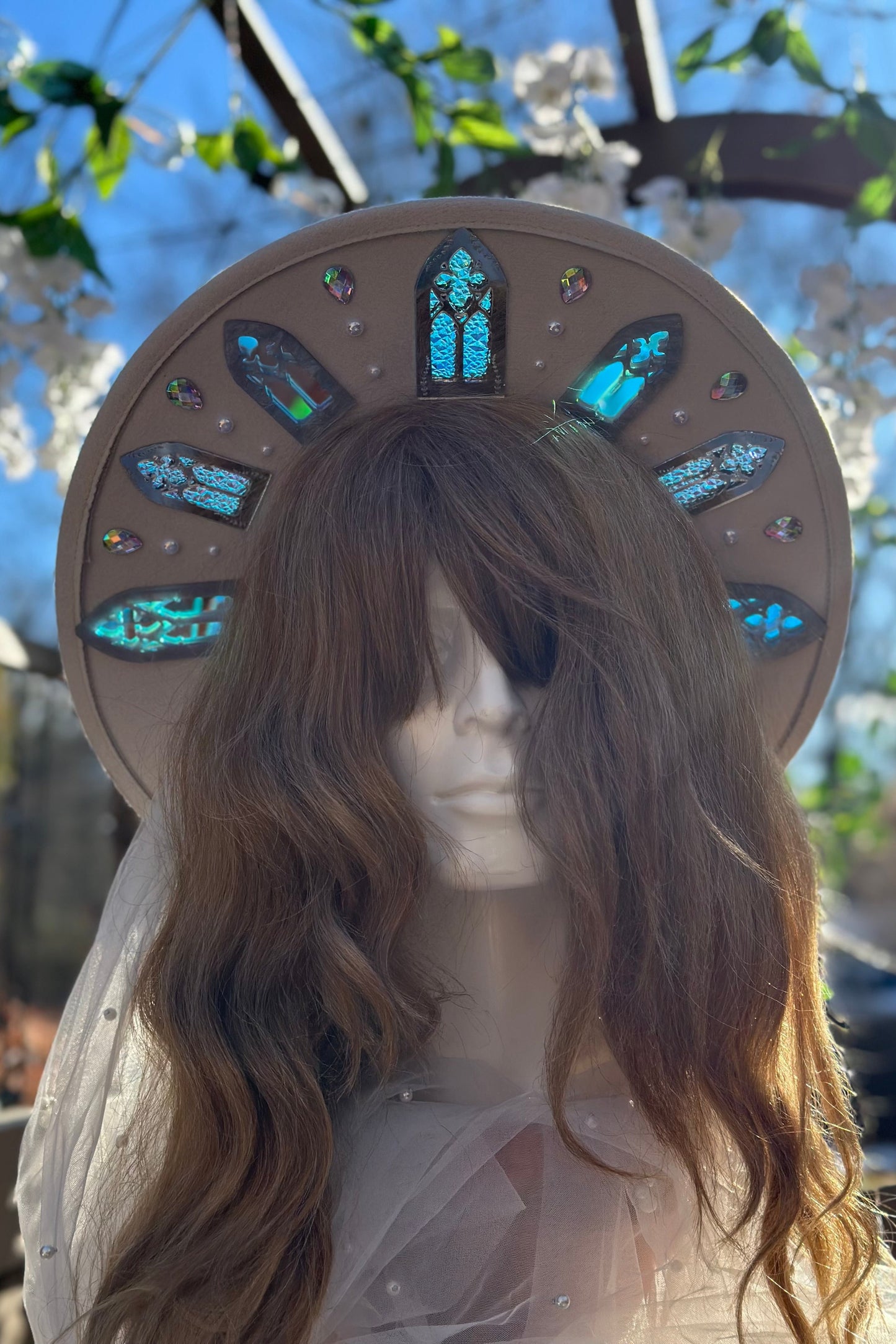 “Guinevere’s Sonnet” - OOAK Halo Hat