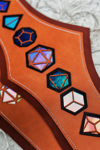 “Master of the Dice" - OOAK Corset Belt - Size LARGE