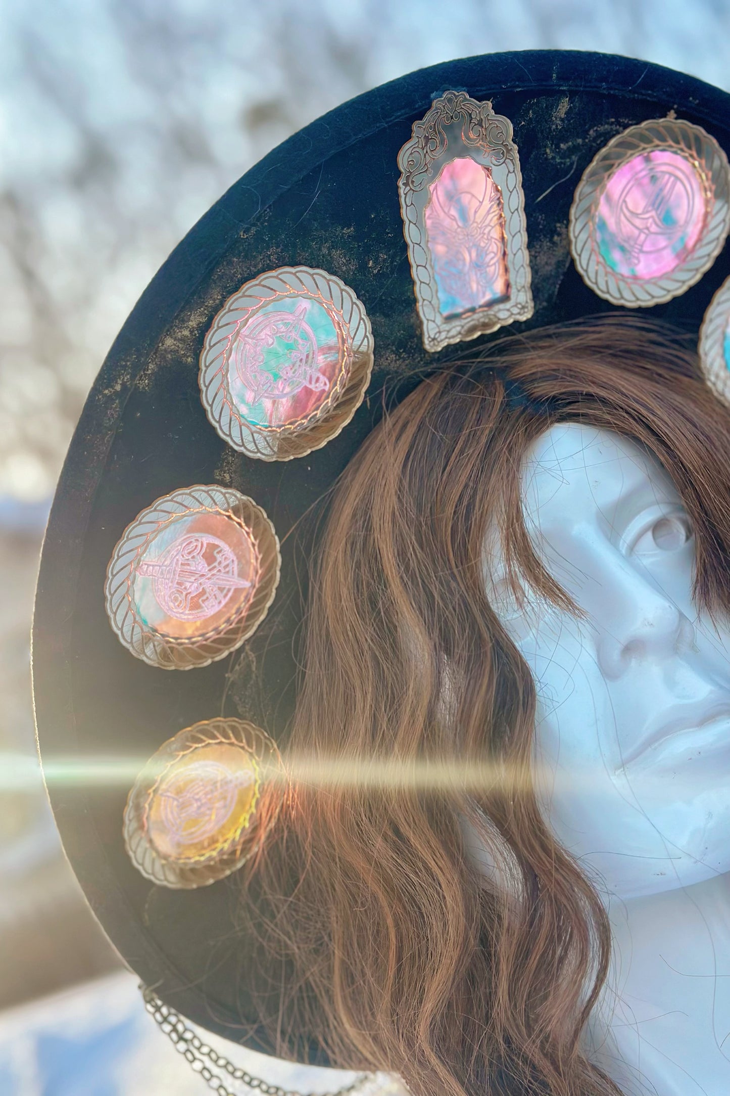 Gather Your Companions - Baldur's Gate Inspired OOAK Halo Hat