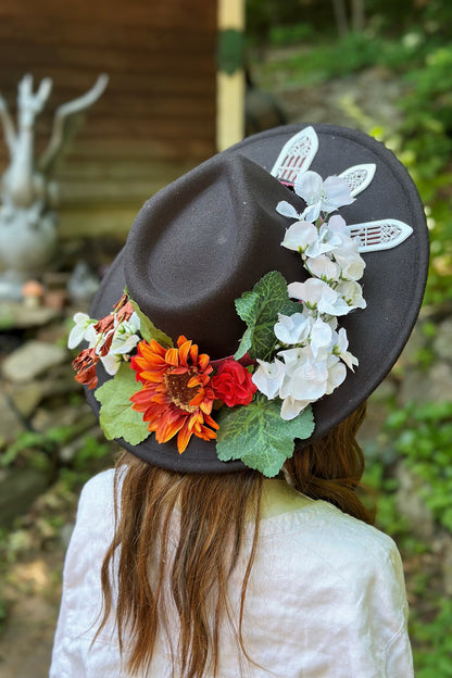 "Turning of Summer" - OOAK Halo Hat