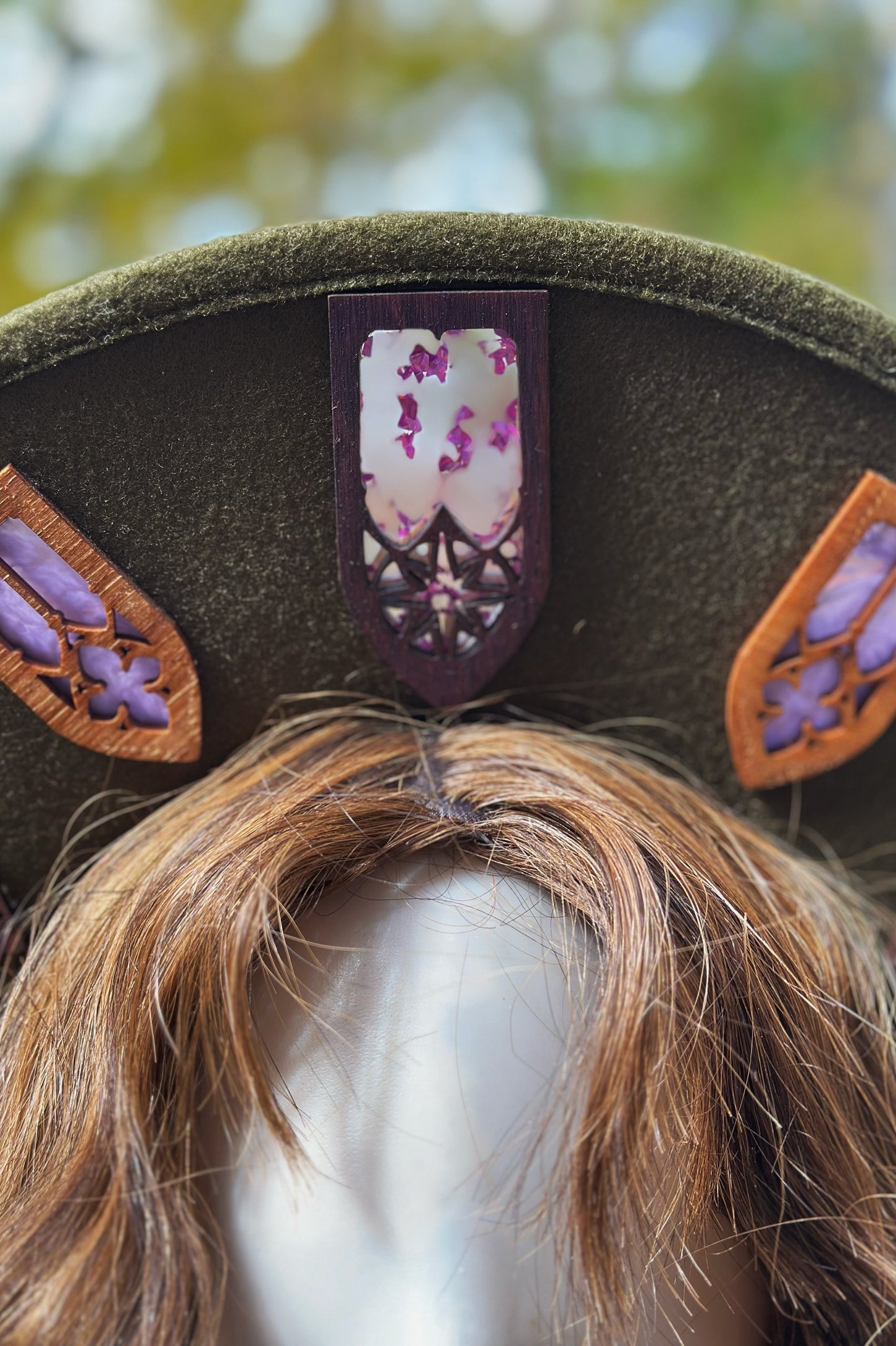 "Harvest Song" - OOAK Halo Hat