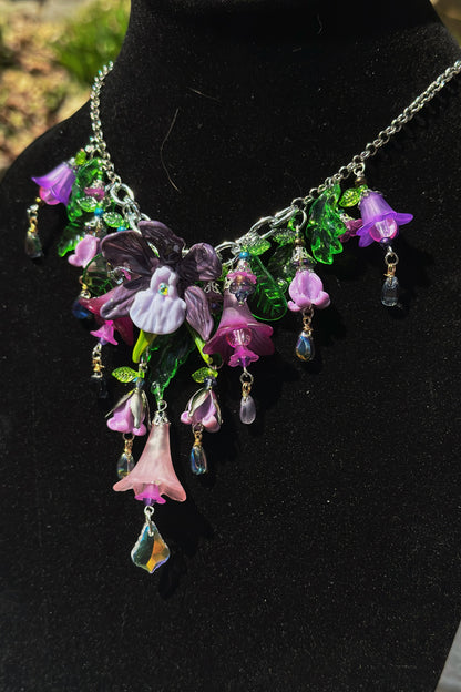 Lavender Dreamer - Flower Fairy Mantle Necklace