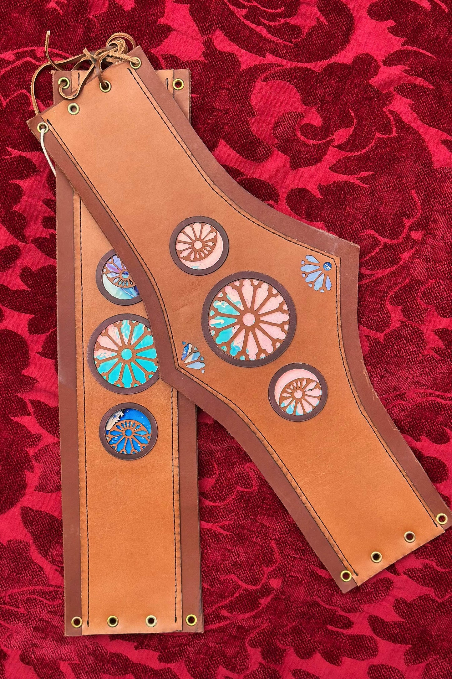 "Phases of Selene" - OOAK Corset Belt - Size LARGE