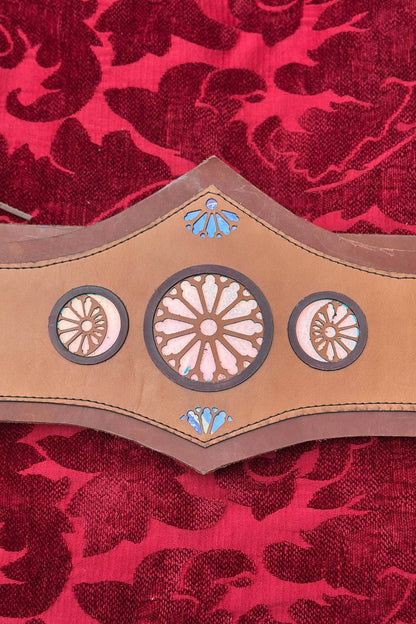 "Phases of Selene" - OOAK Corset Belt - Size LARGE