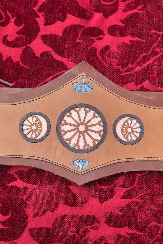 "Phases of Selene" - OOAK Corset Belt - Size LARGE