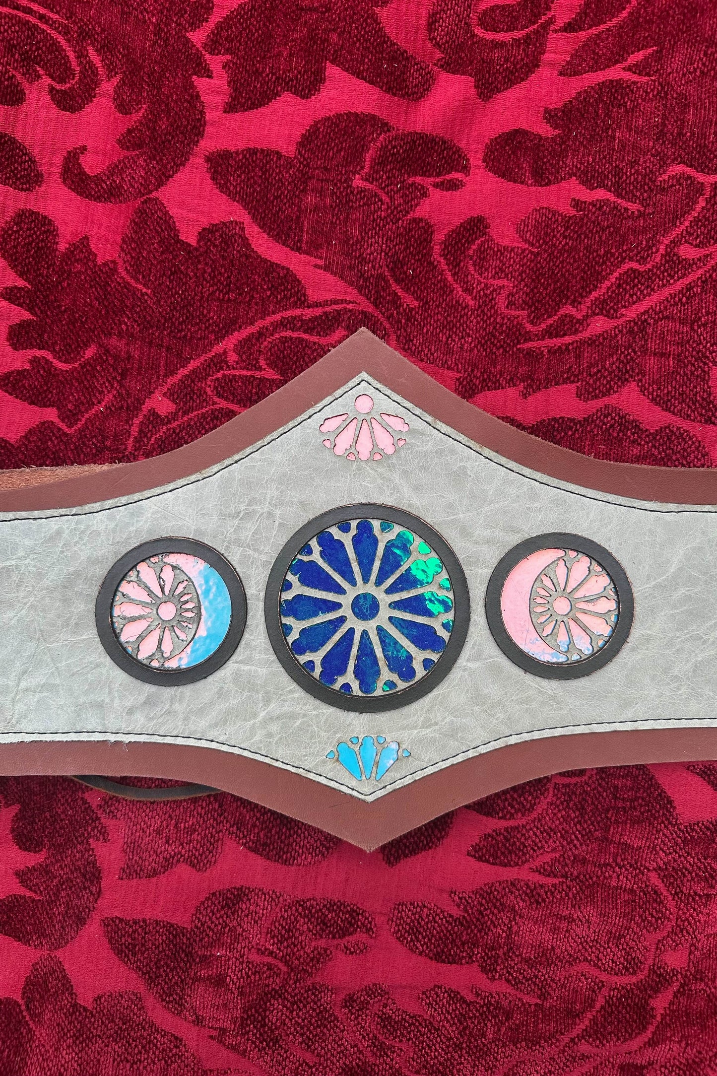 "Moon of Spring" - OOAK Corset Belt - Size EXTRA SMALL