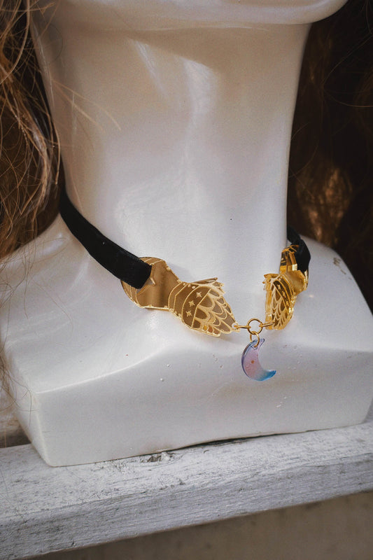 The Knight's Trinket Choker - Black