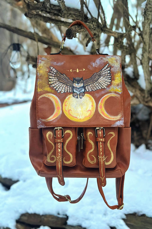 "Athena's Flight" - OOAK Traveler's Bag