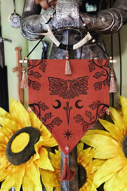 "God of the Forest" - Hanging Banner Relic