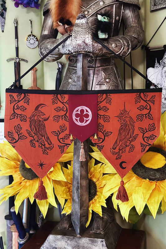 "Celestial Guardians" - Hanging Banner Relic